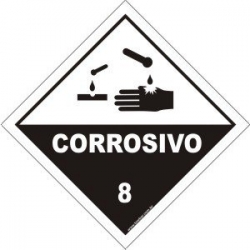 Adesivo corrosivo 8