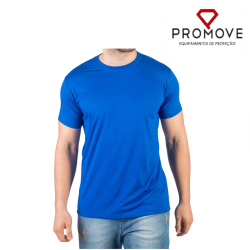 Camiseta Malha Azul